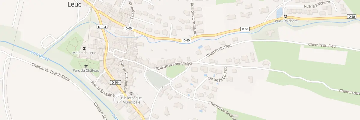 Plan du 4 Rue de la Font Vielha à Leuc
