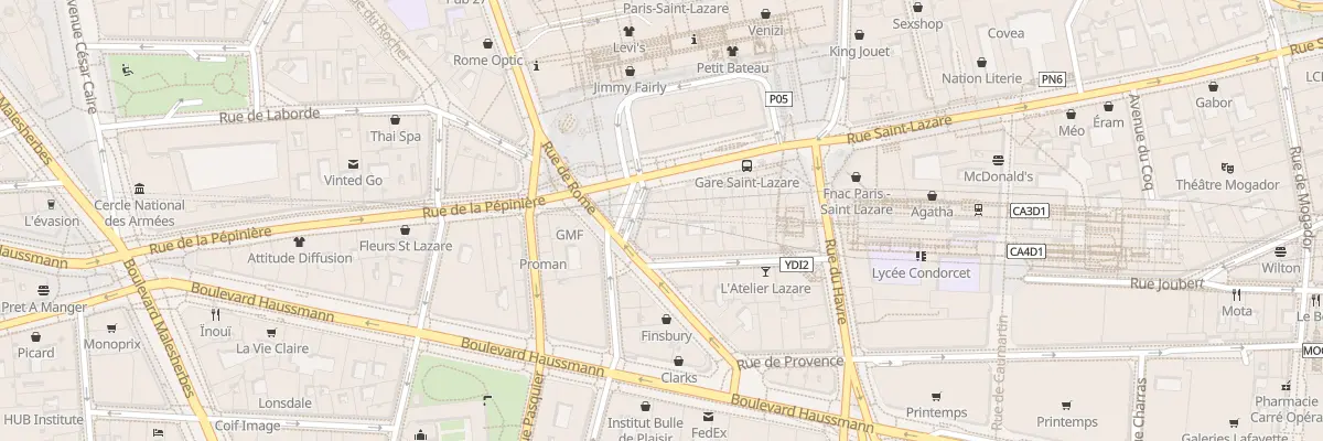 Plan du 14 Pl Gabriel Péri à Paris 8e Arrondissement
