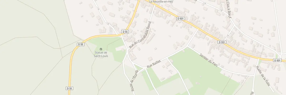 Plan du 11 Rue du Connétable Raoul à La Neuville-en-Hez