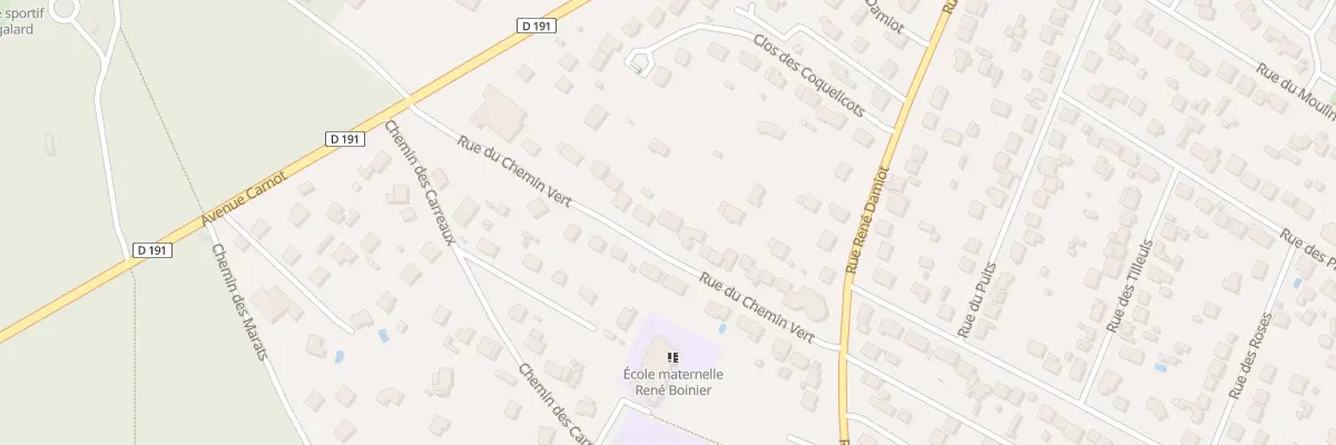 Plan du 10 Rue du Chemin Vert à Cerny