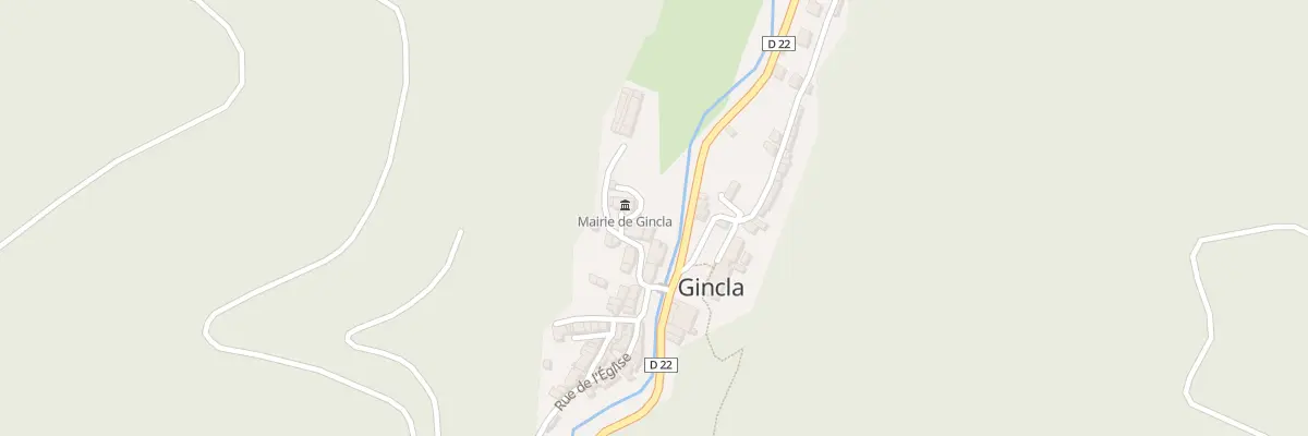Plan du 6 Rue de la Mairie à Gincla