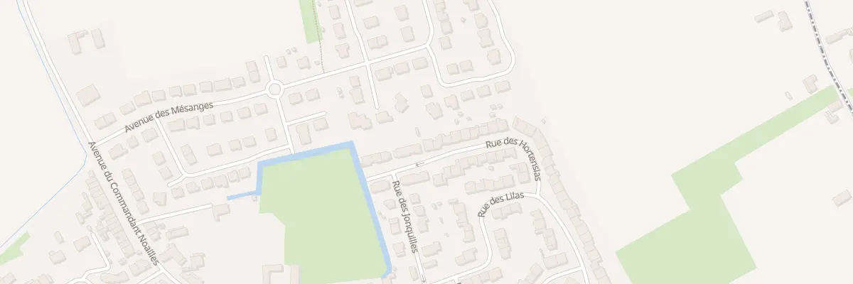 Plan du 30 Rue des Hortensias à Spycker