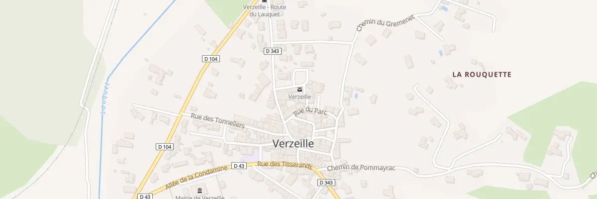 Plan du 2 Imp du Cafe à Verzeille