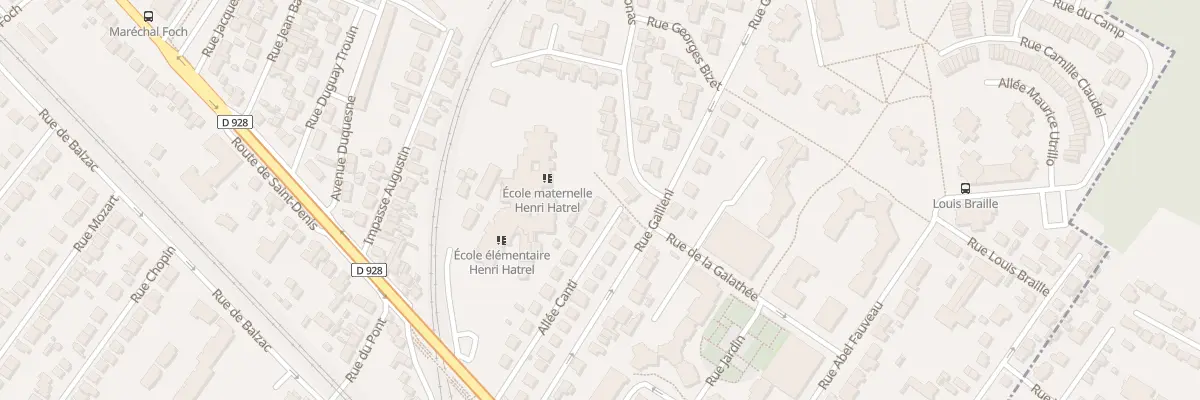 Plan du 1 All Canti à Deuil-la-Barre