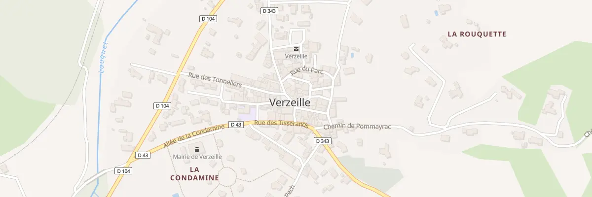 Plan du 7 Pl de l’Eglise à Verzeille