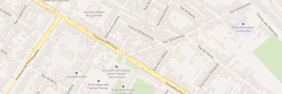 Plan du 15 Rue Saint-Acheul à Amiens