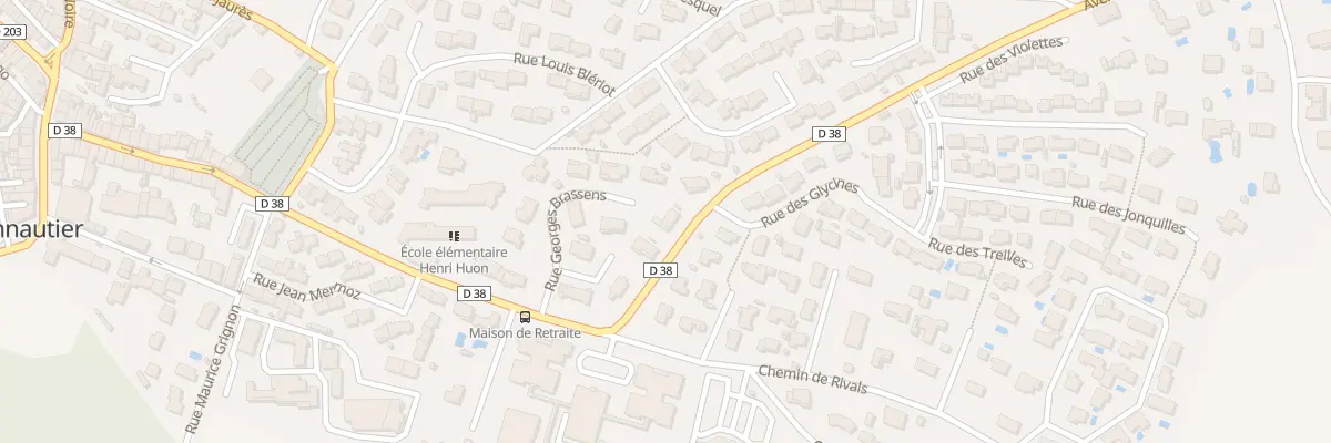 Plan du 14 Rue Georges Brassens à Pennautier