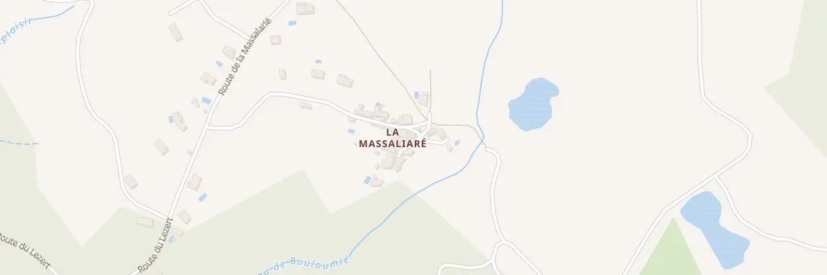 Plan du 40 Ham de La Massalarié à Burlats