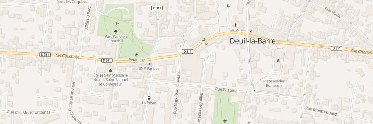 Plan du 6 Rue Charles de Gaulle à Deuil-la-Barre