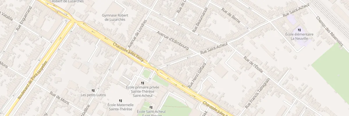 Plan du 17 Rue Saint-Acheul à Amiens