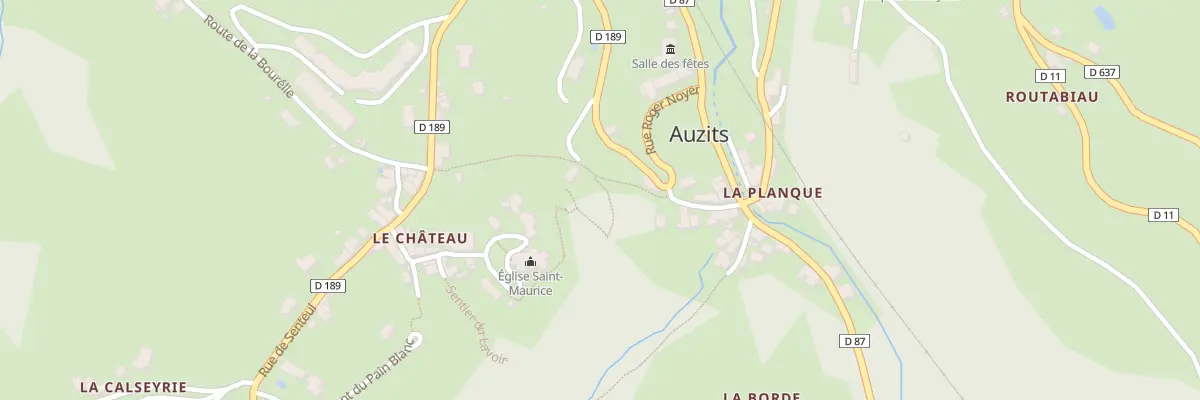 Plan du 5037 La Crote à Auzits