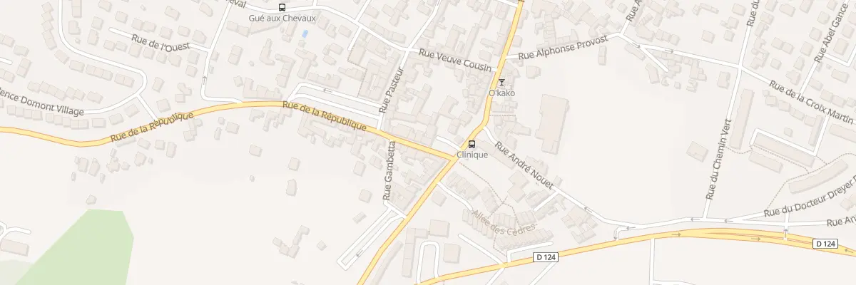 Plan du 8 Rue de la République à Domont