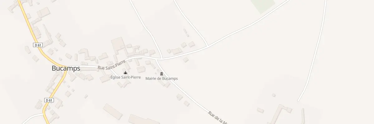Plan du 20 Rue Saint-pierre à Bucamps