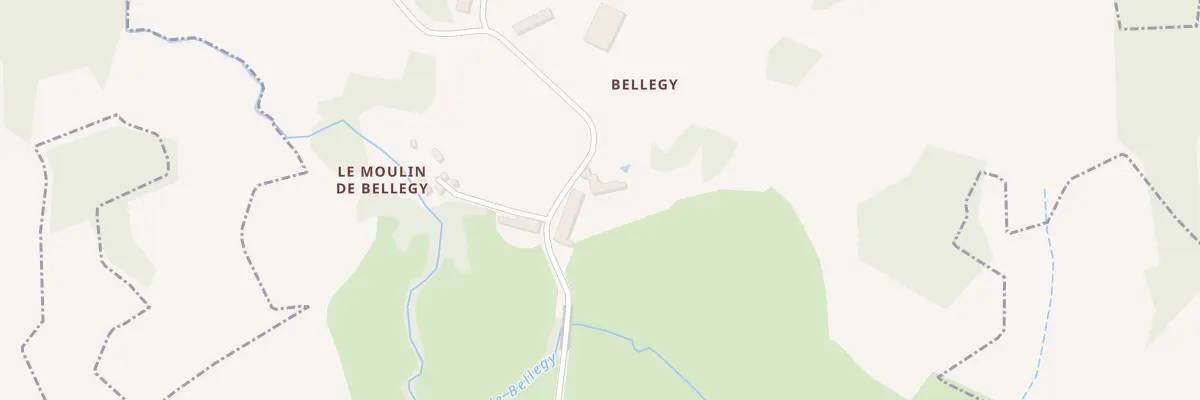 Plan du 5 Bellegy à La Serre-Bussière-Vieille