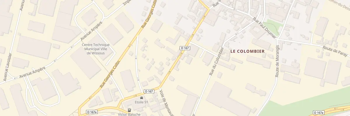 Plan du 34 Rue Victor Baloche à Wissous