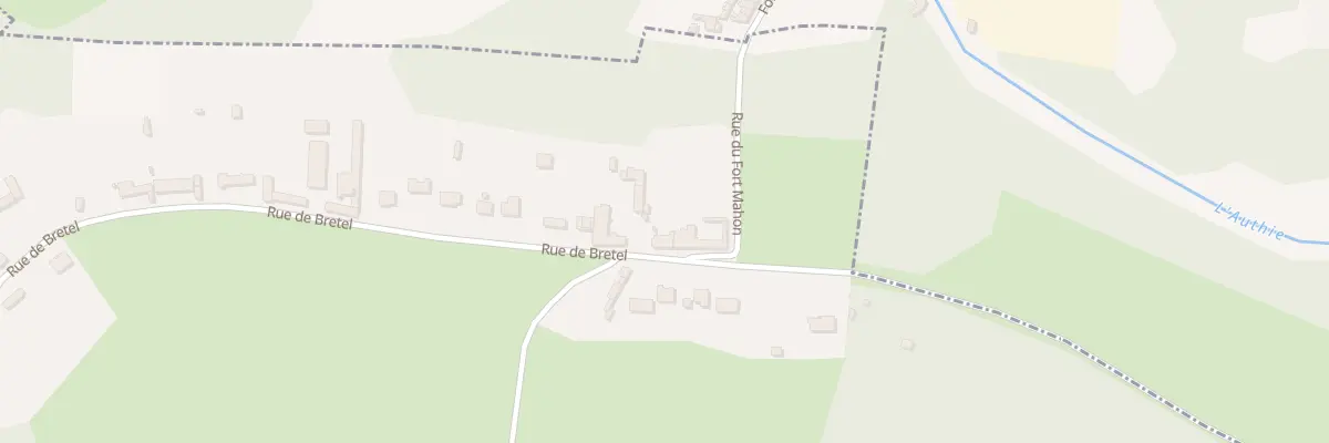 Plan du 5115 Rue de Bretel à Gézaincourt