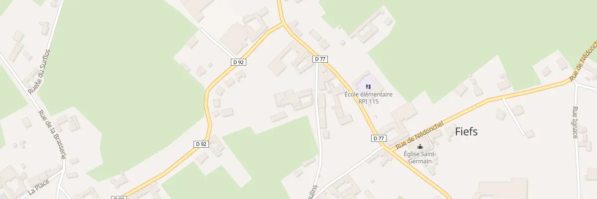 Plan du 2 Rue des Mahulins à Fiefs