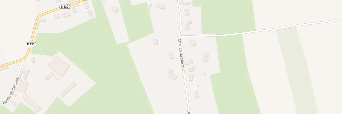 Plan du 248 Che de Monbus à Mametz