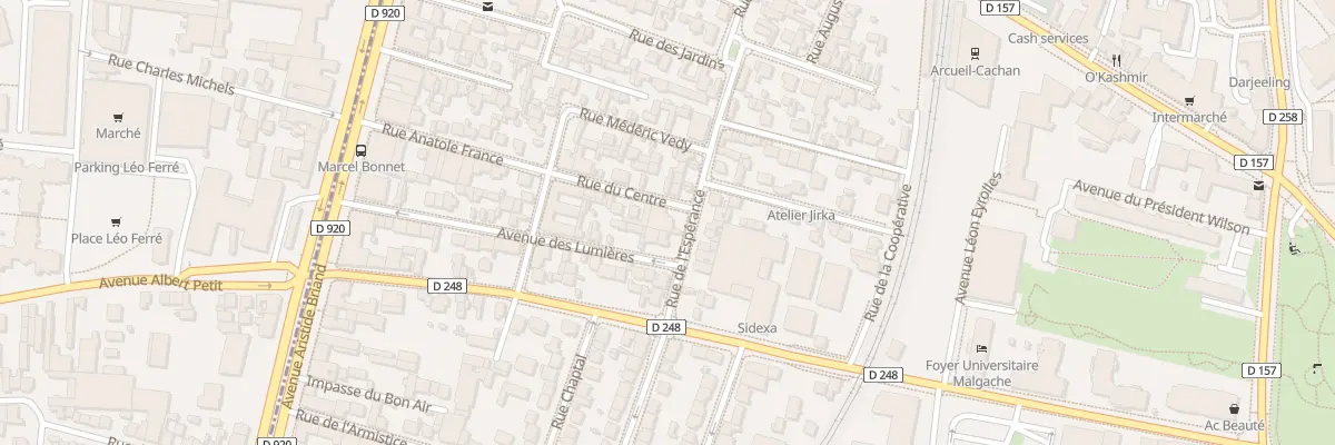 Plan du 1 Rue du Centre à Cachan