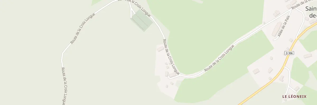 Plan du 13 Rte de la Croix Longue à Saint-Oradoux-de-Chirouze