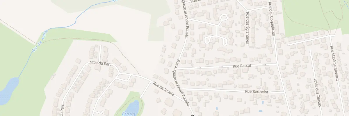 Plan du 21 Rue Auguste et André Rouzée à Domont