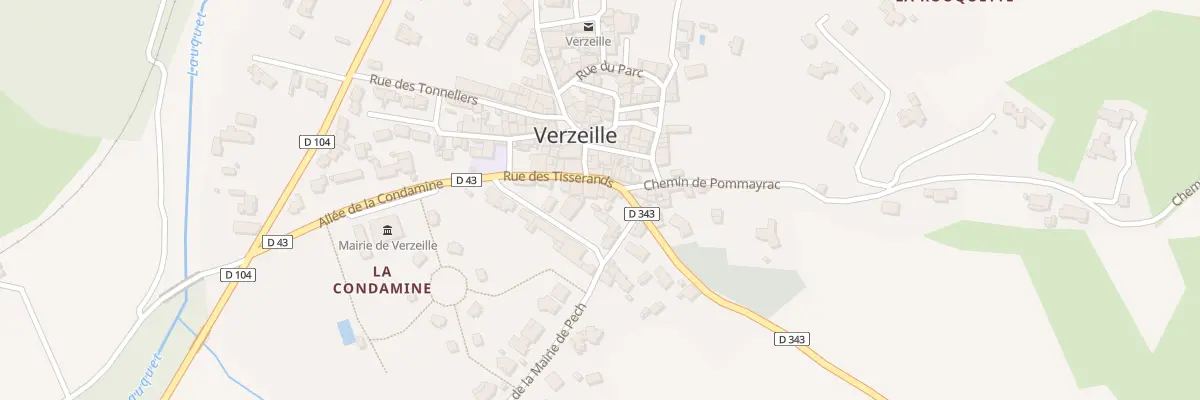 Plan du 4 Imp des Vignerons à Verzeille