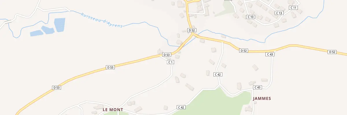Plan du 5082 Le Mont à Ayrens