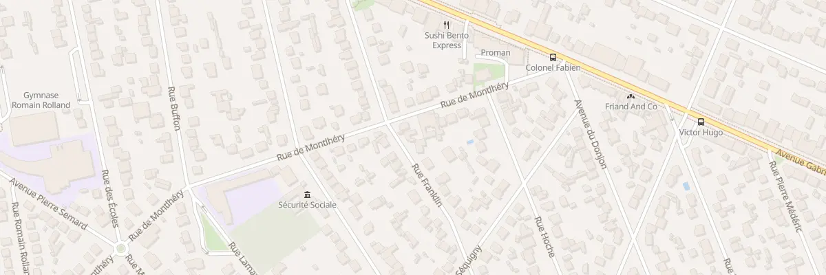 Plan du 25 Rue Franklin à Sainte-Geneviève-des-Bois