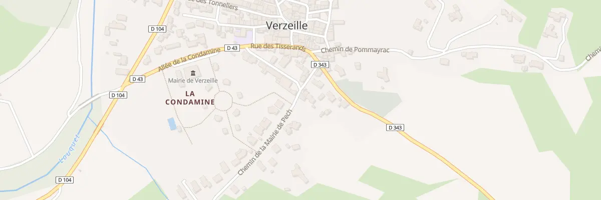 Plan du 3 Che de Ladrie à Verzeille