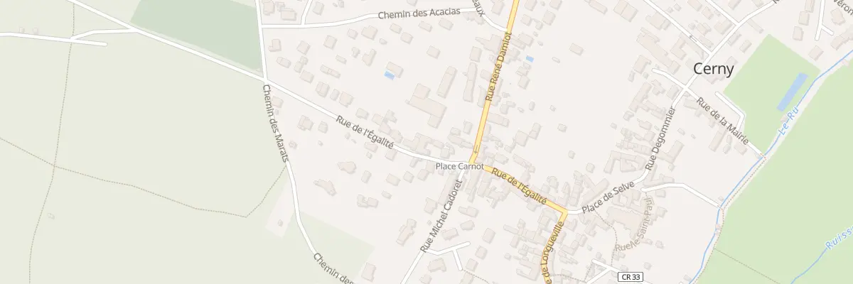 Plan du 20B Rue de l’Egalité à Cerny
