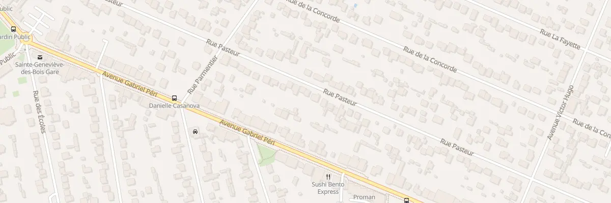 Plan du 84 Rue Pasteur à Sainte-Geneviève-des-Bois