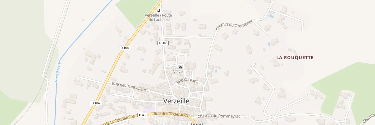 Plan du 32 Le Village à Verzeille