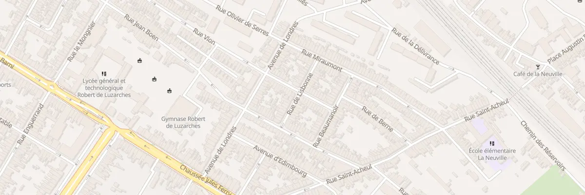 Plan du 18 Rue de Madrid à Amiens