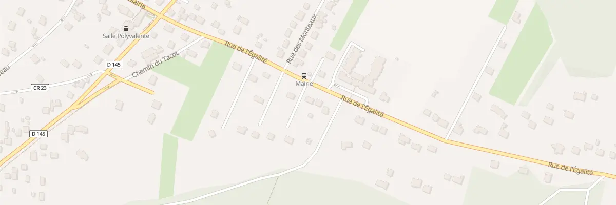 Plan du 16 Rue de l’Egalité à D’Huison-Longueville