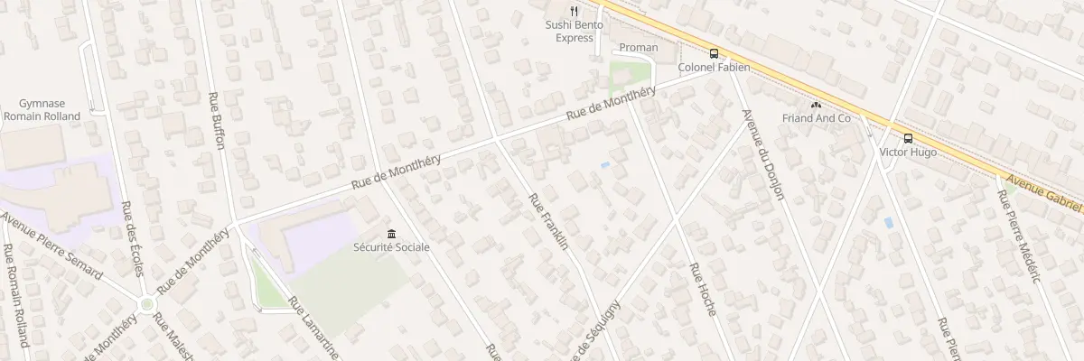 Plan du 27 Rue Franklin à Sainte-Geneviève-des-Bois