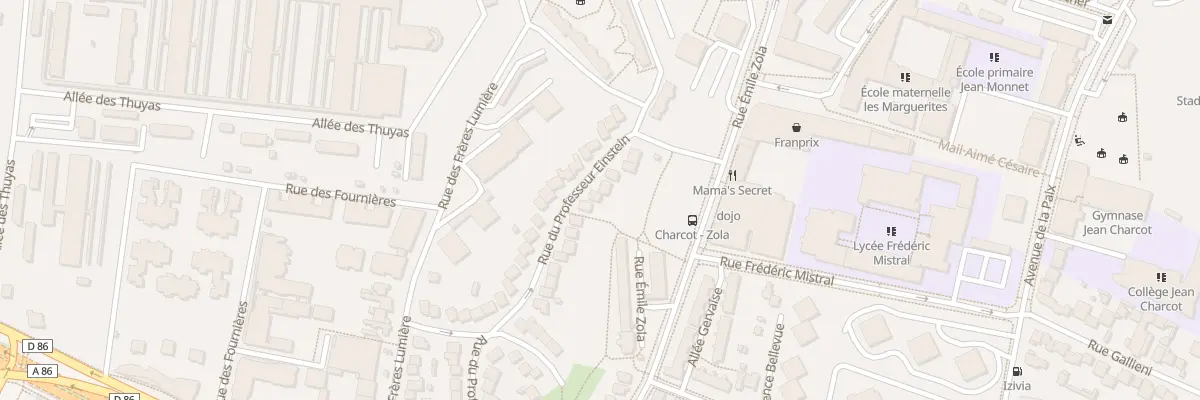 Plan du 46 Rue du Professeur Einstein à Fresnes