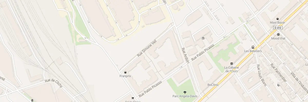 Plan du 39 Rue Simone Veil à Saint-Ouen-sur-Seine