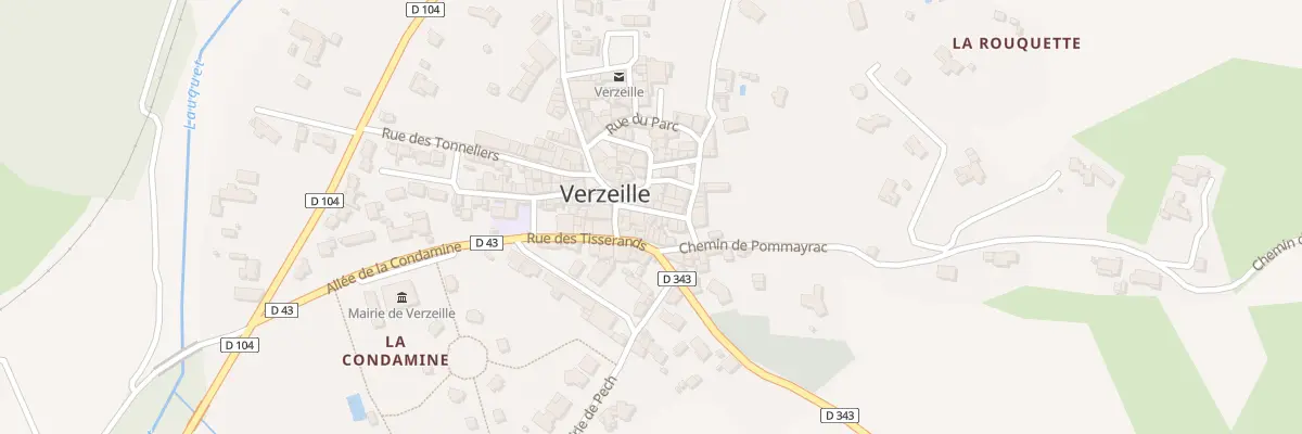 Plan du 4 Rue de la Place à Verzeille