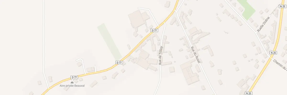 Plan du 95 Rue de Créqui à Beauval