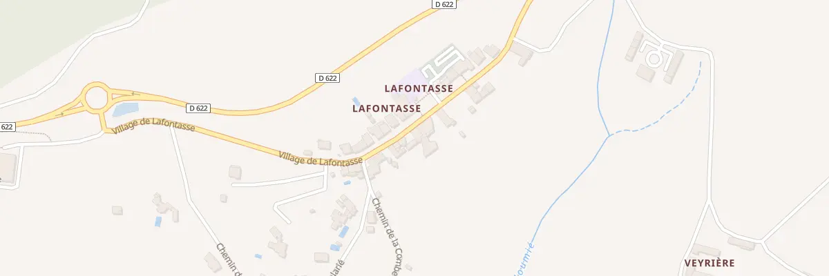 Plan du 32 Vge de Lafontasse à Burlats