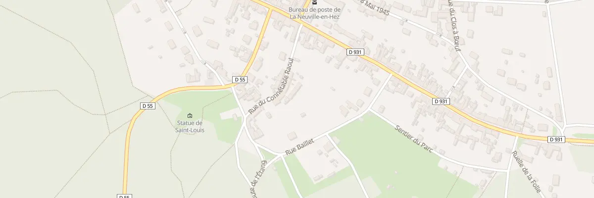 Plan du 7 Rue du Connétable Raoul à La Neuville-en-Hez