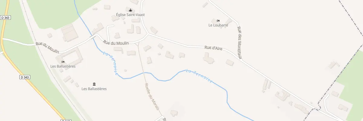 Plan du 122 Rue d’Aire à Gauchin-Verloingt