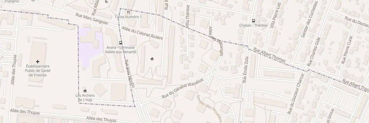 Plan du 26 Rue Villa Thérése à Fresnes