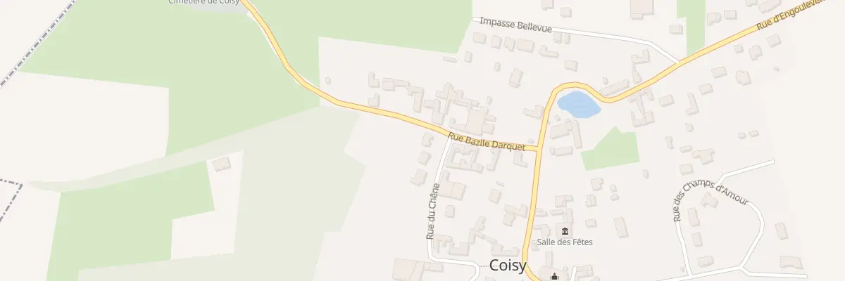 Plan du 11 Rue du Chêne à Coisy