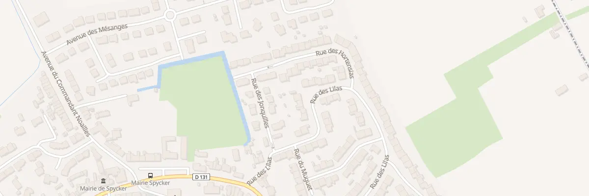 Plan du 19 Rue des Lilas à Spycker