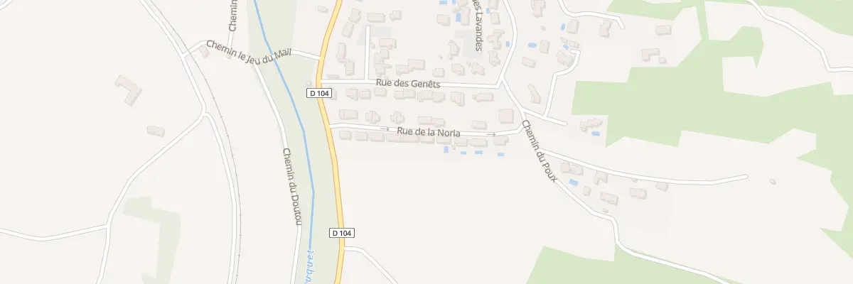 Plan du 5000F Les Fontanelles à Leuc