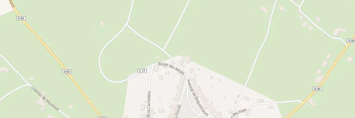 Plan du 2 Rte des Mines à Montredon-Labessonnié