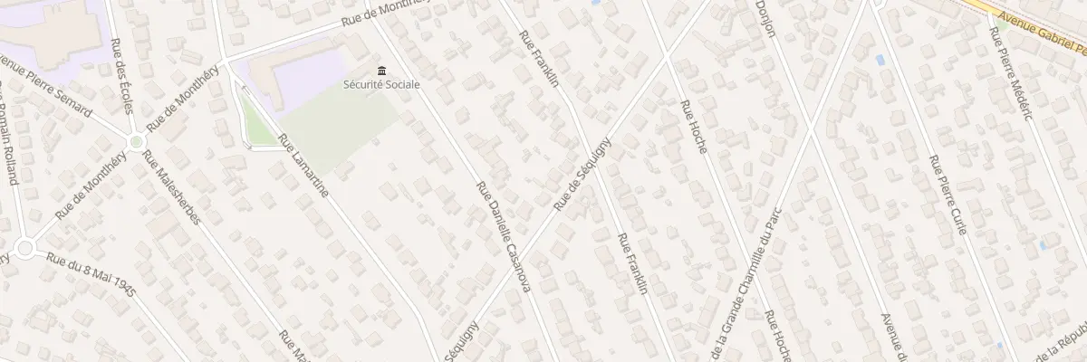 Plan du 95 Rue de Séquigny à Sainte-Geneviève-des-Bois
