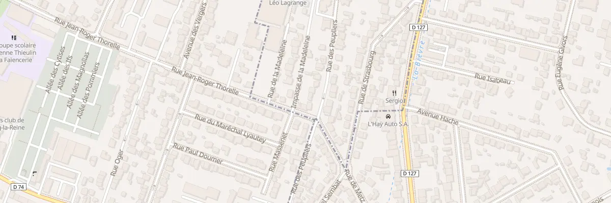 Plan du 47 Rue de la Madeleine à Cachan