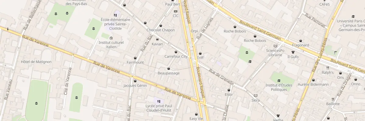 Plan du 51 Rue de Grenelle à Paris 7e Arrondissement